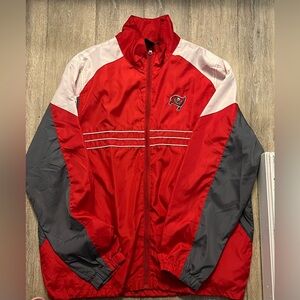 Tampa Bay Buccaneers Windbreaker NFL Team Apparel Reebok Mens Sz Large